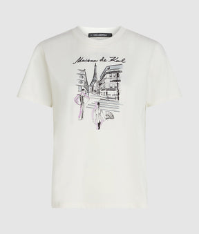 Paris sketch T-shirt