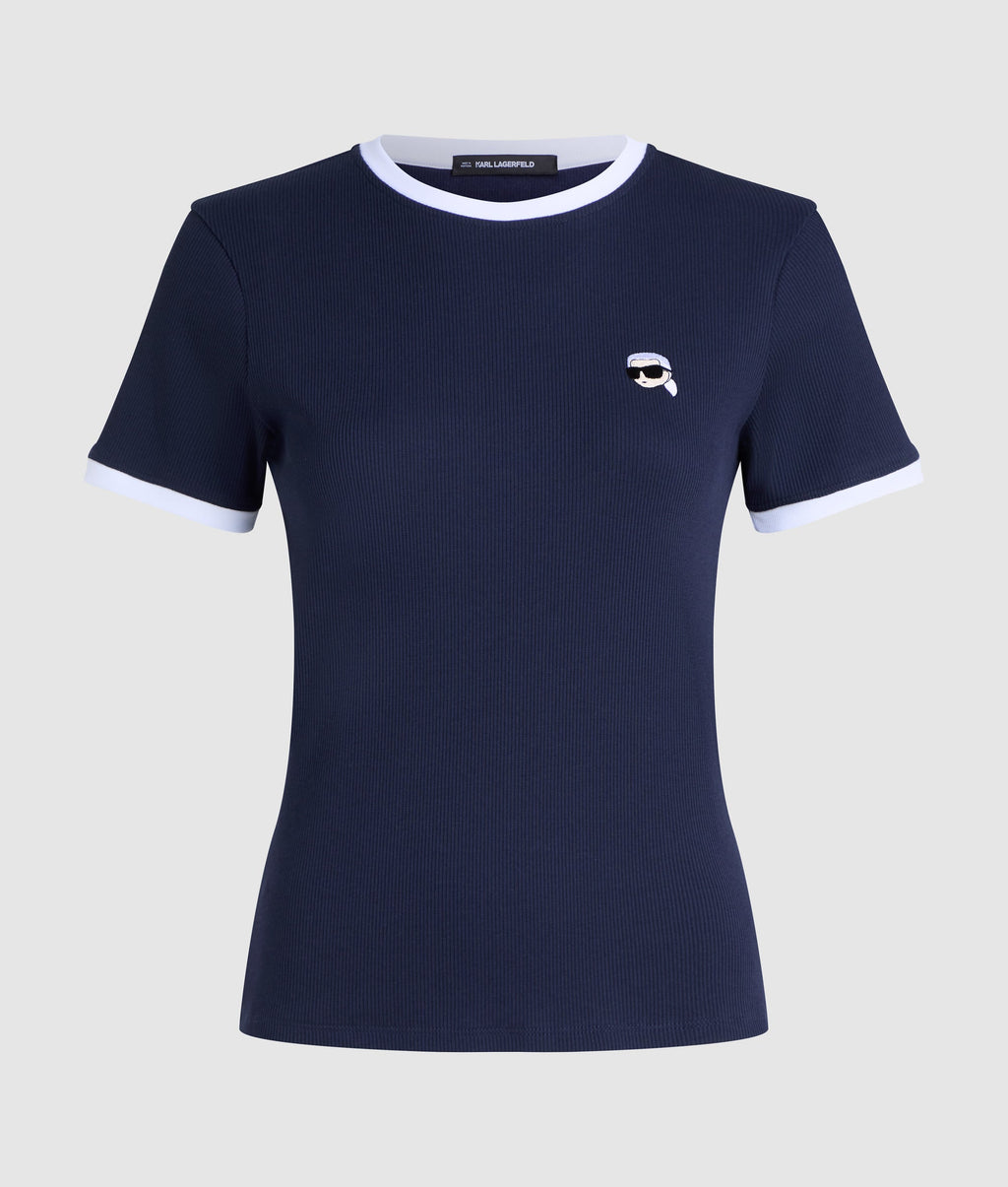 Ikon slim fit rib T-shirt