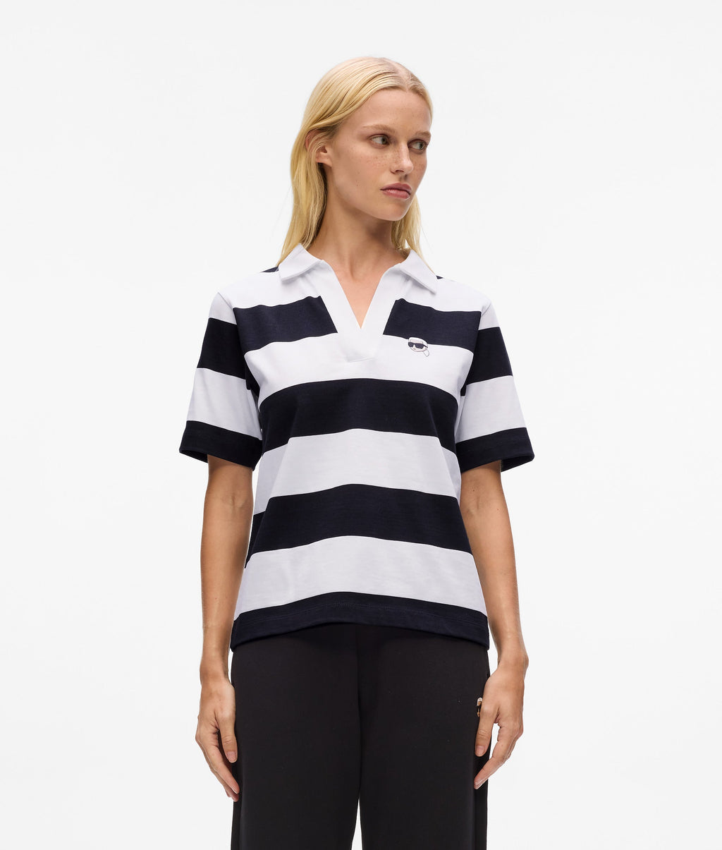 Ikon stripe polo shirt