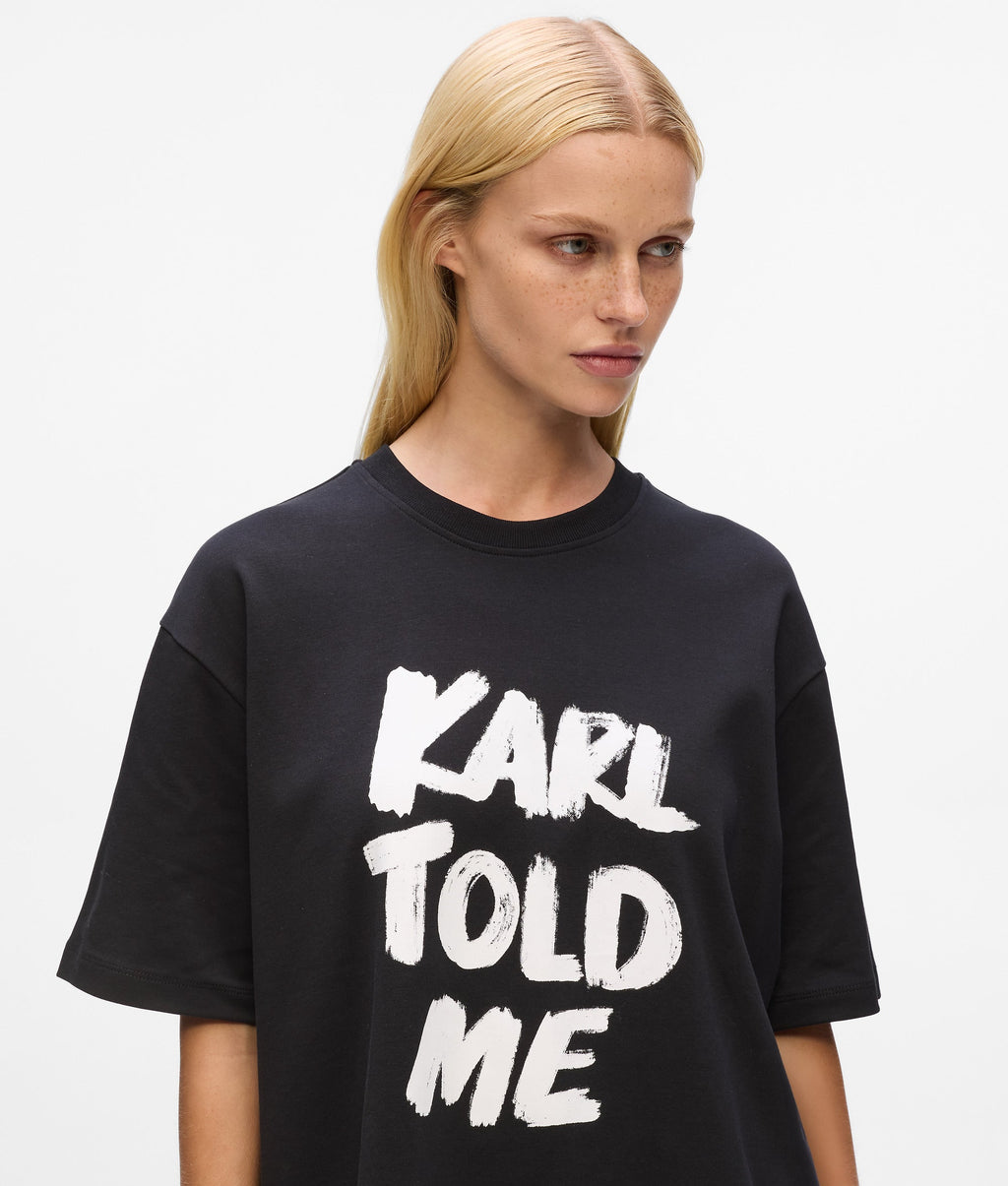 Exclusive "Karl told me" relaxed T-shirt