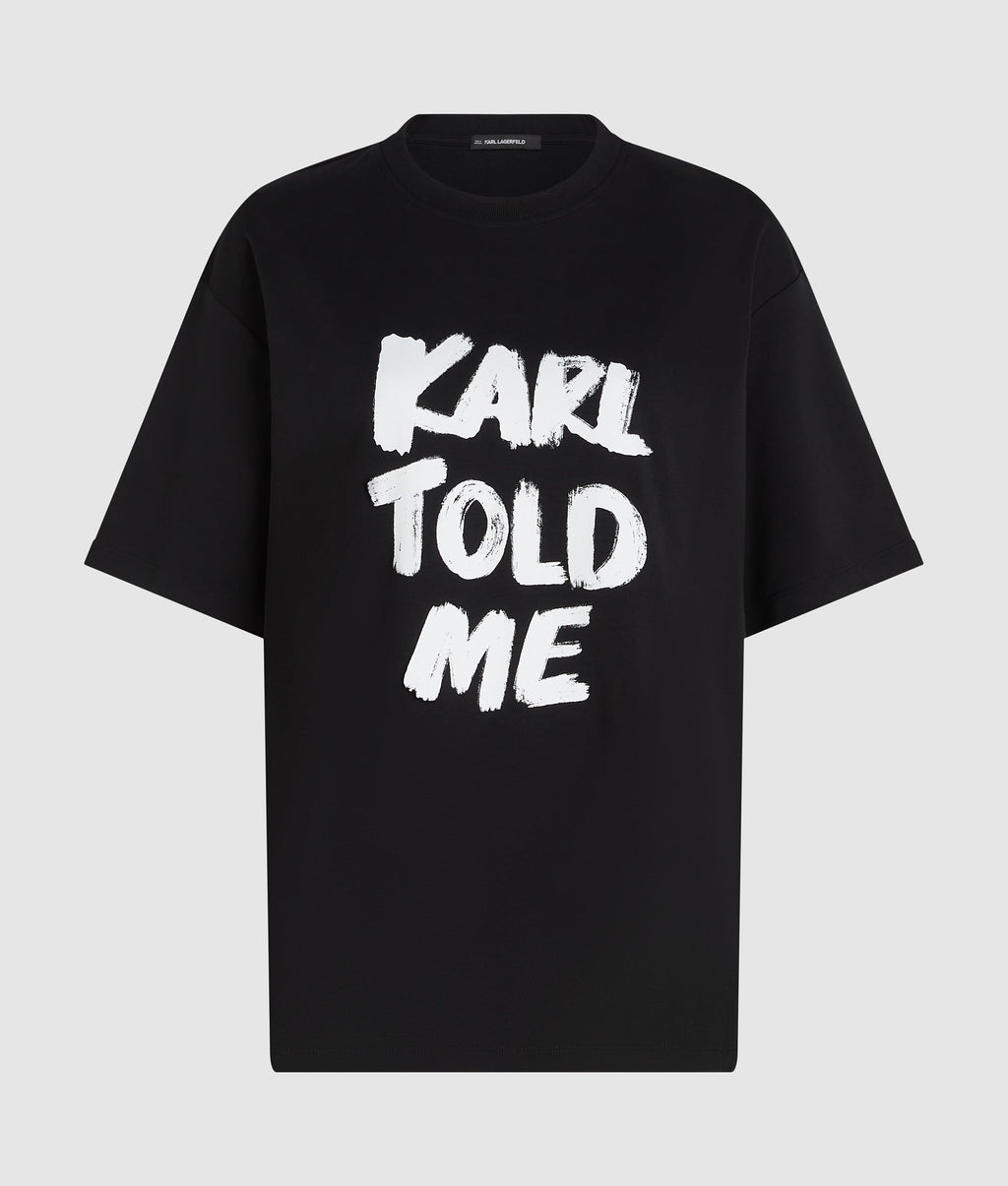 Exclusive "Karl told me" relaxed T-shirt
