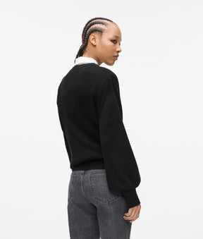 Balloon sleeve jumper