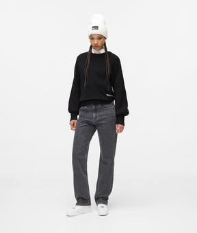 Balloon sleeve jumper