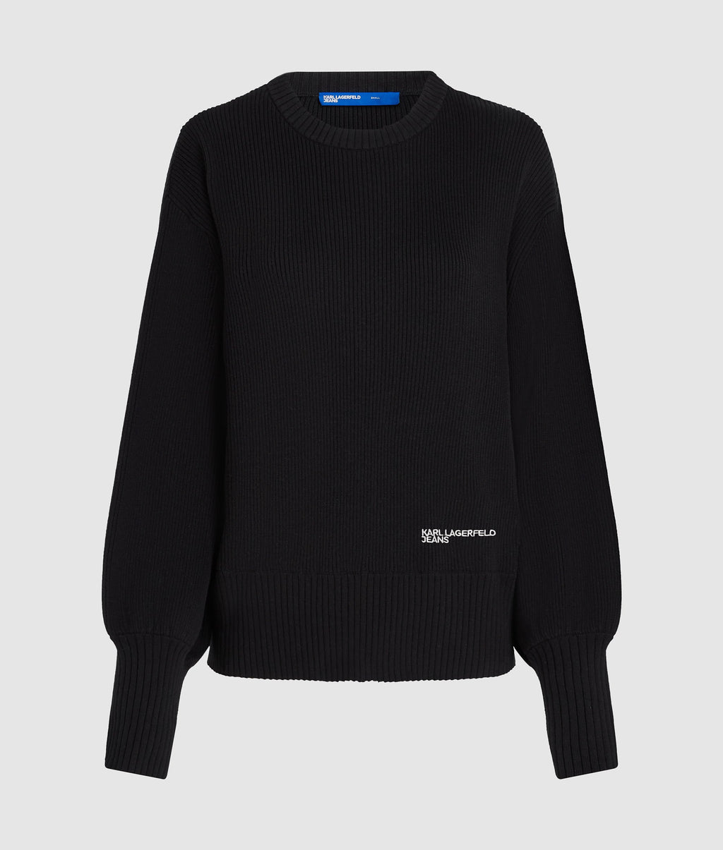 Balloon sleeve jumper