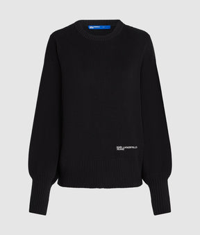 Balloon sleeve jumper