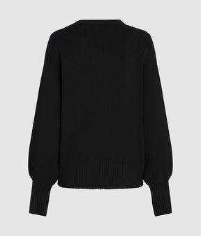 Balloon sleeve jumper