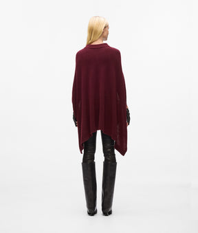 Turtleneck cape
