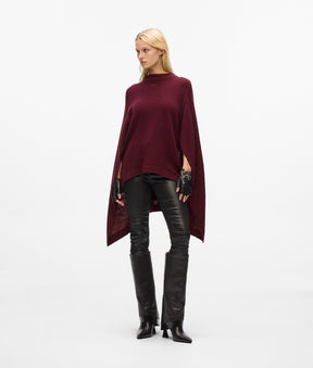 Turtleneck cape