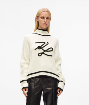 Turtleneck Autograph jumper
