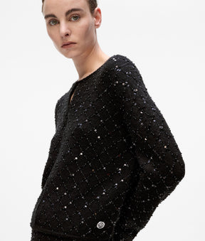Sequin cardigan