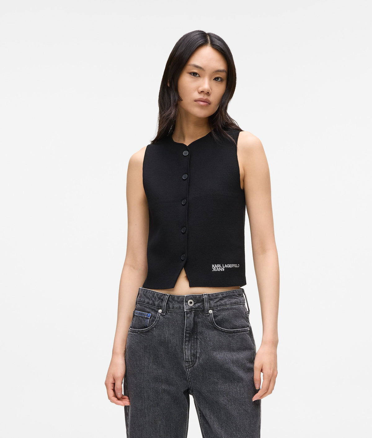 Knit waistcoat