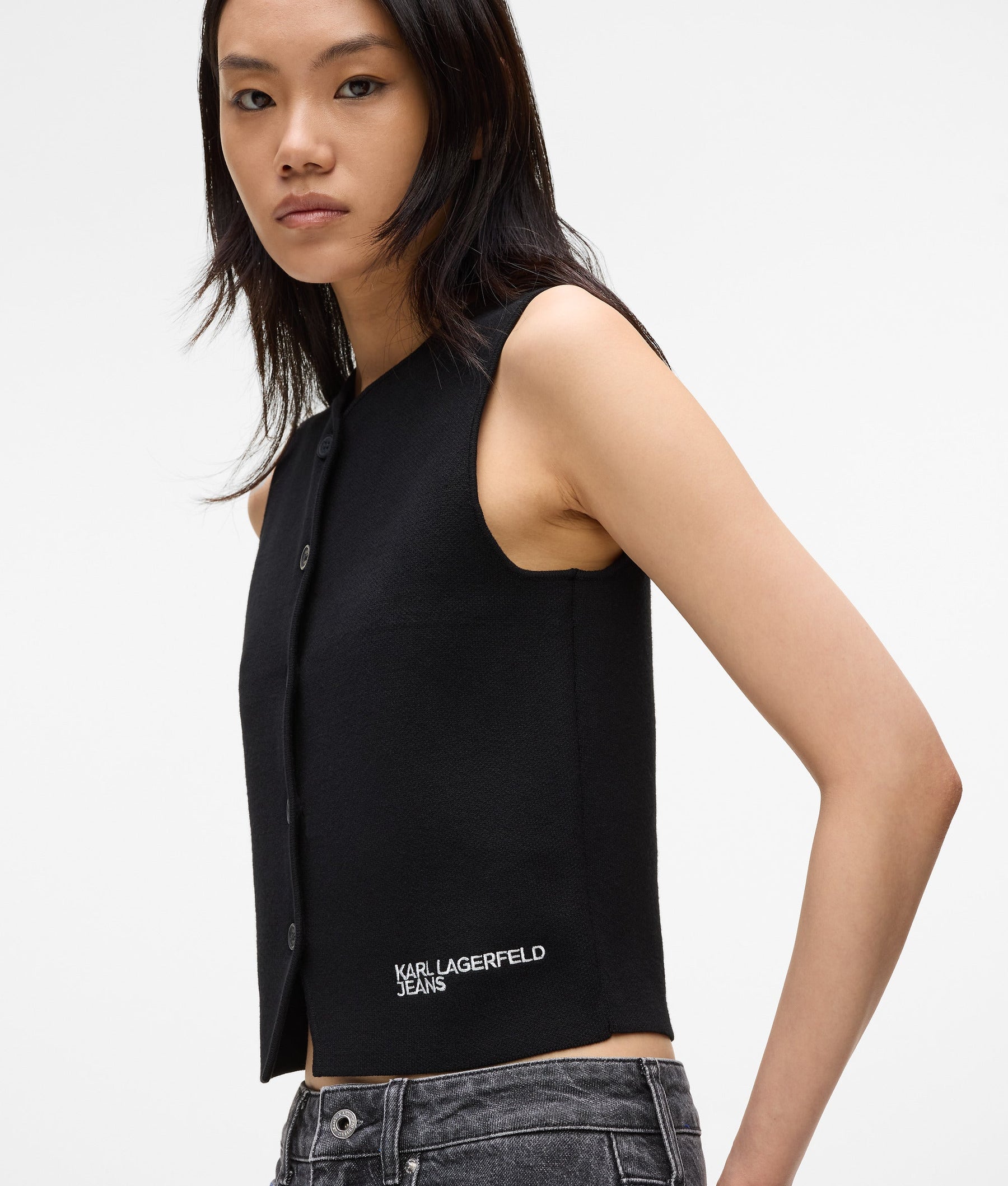 Knit waistcoat