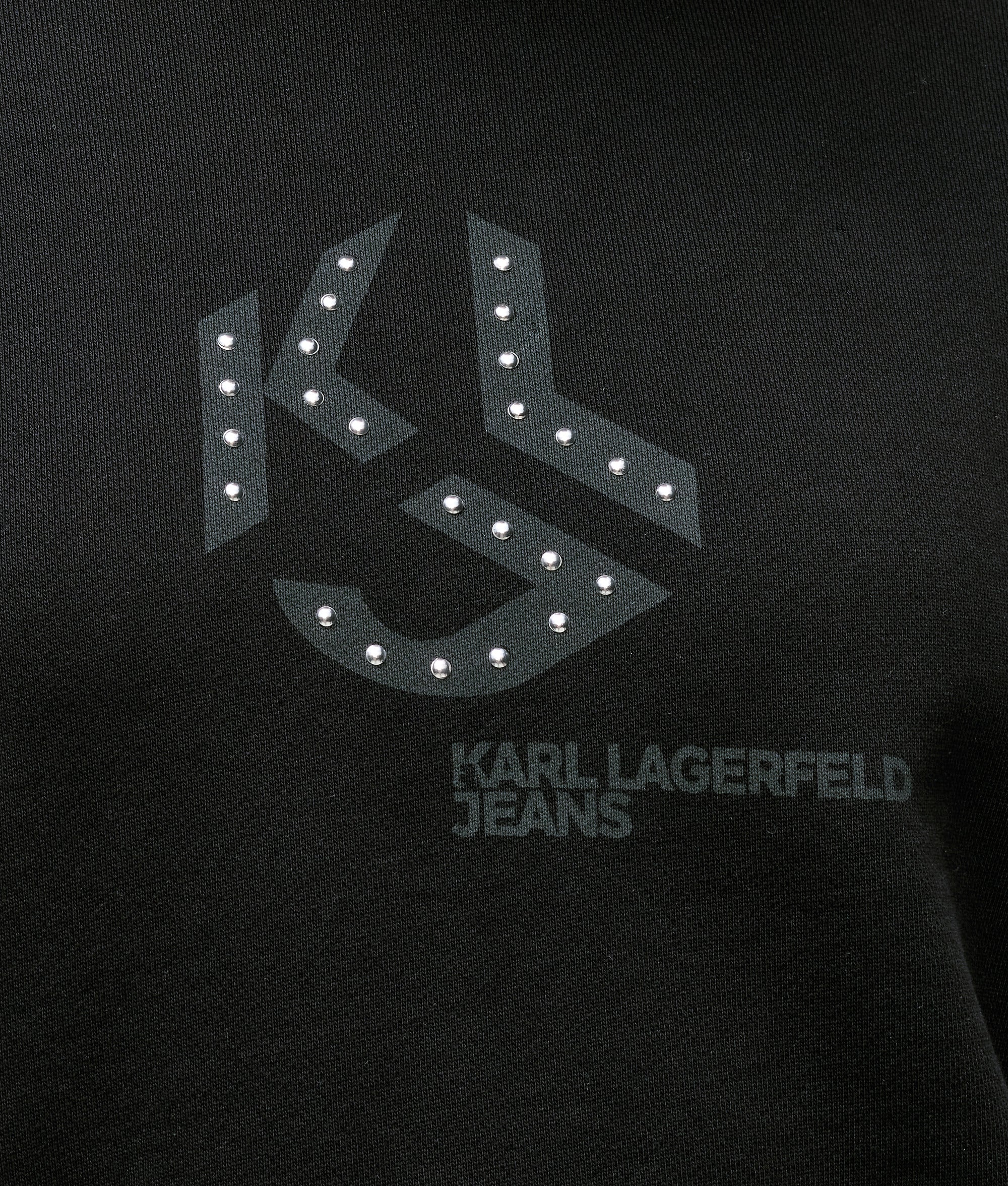 Studded Monogram hoodie