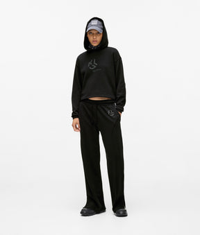 Studded monogram hoodie
