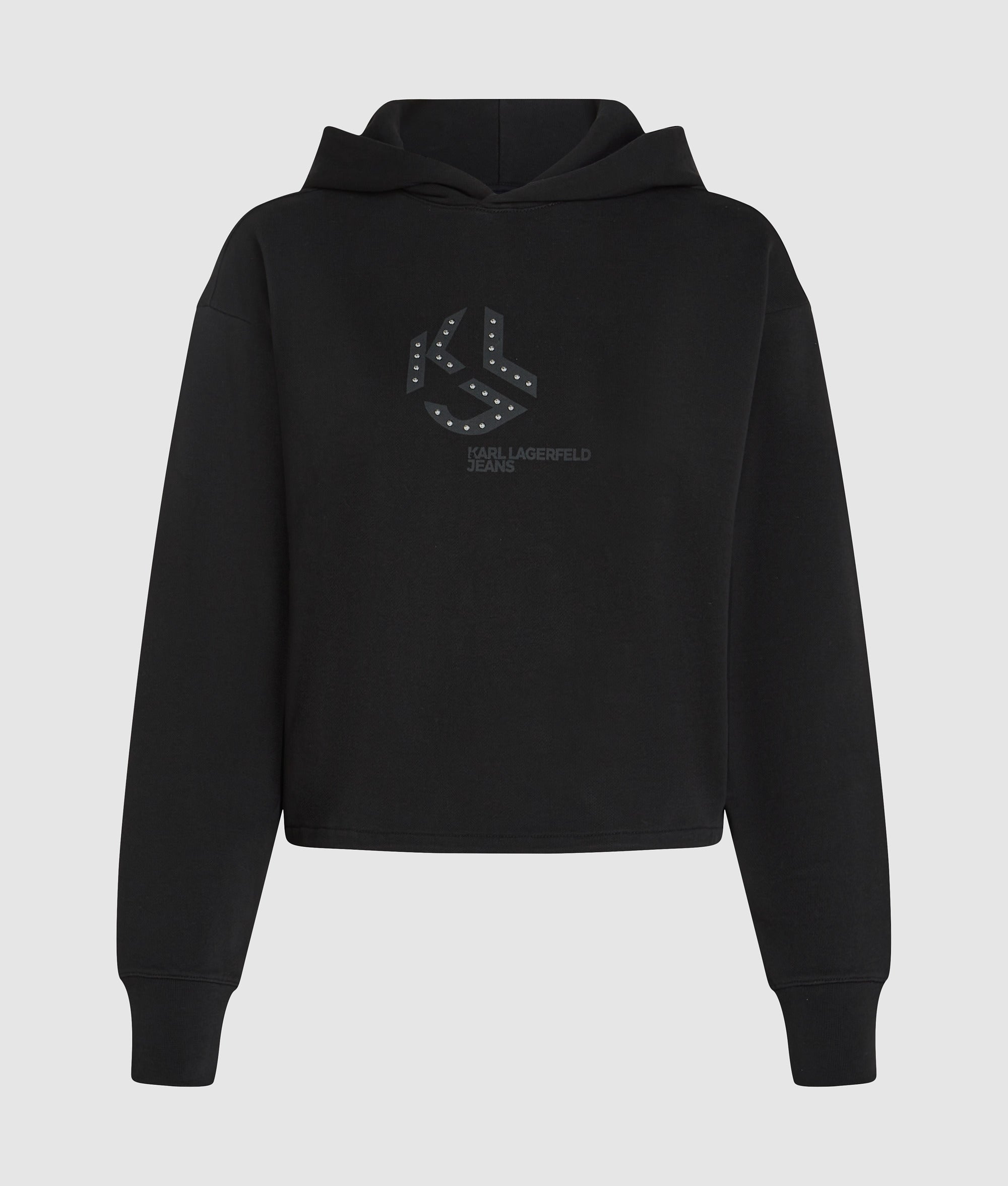 Studded Monogram hoodie