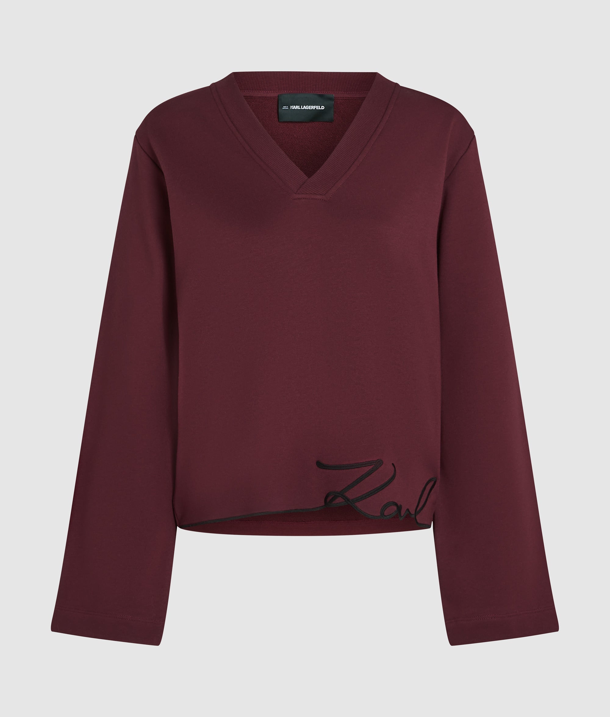 Signature hem sweatshirt