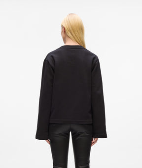 Signature hem sweatshirt