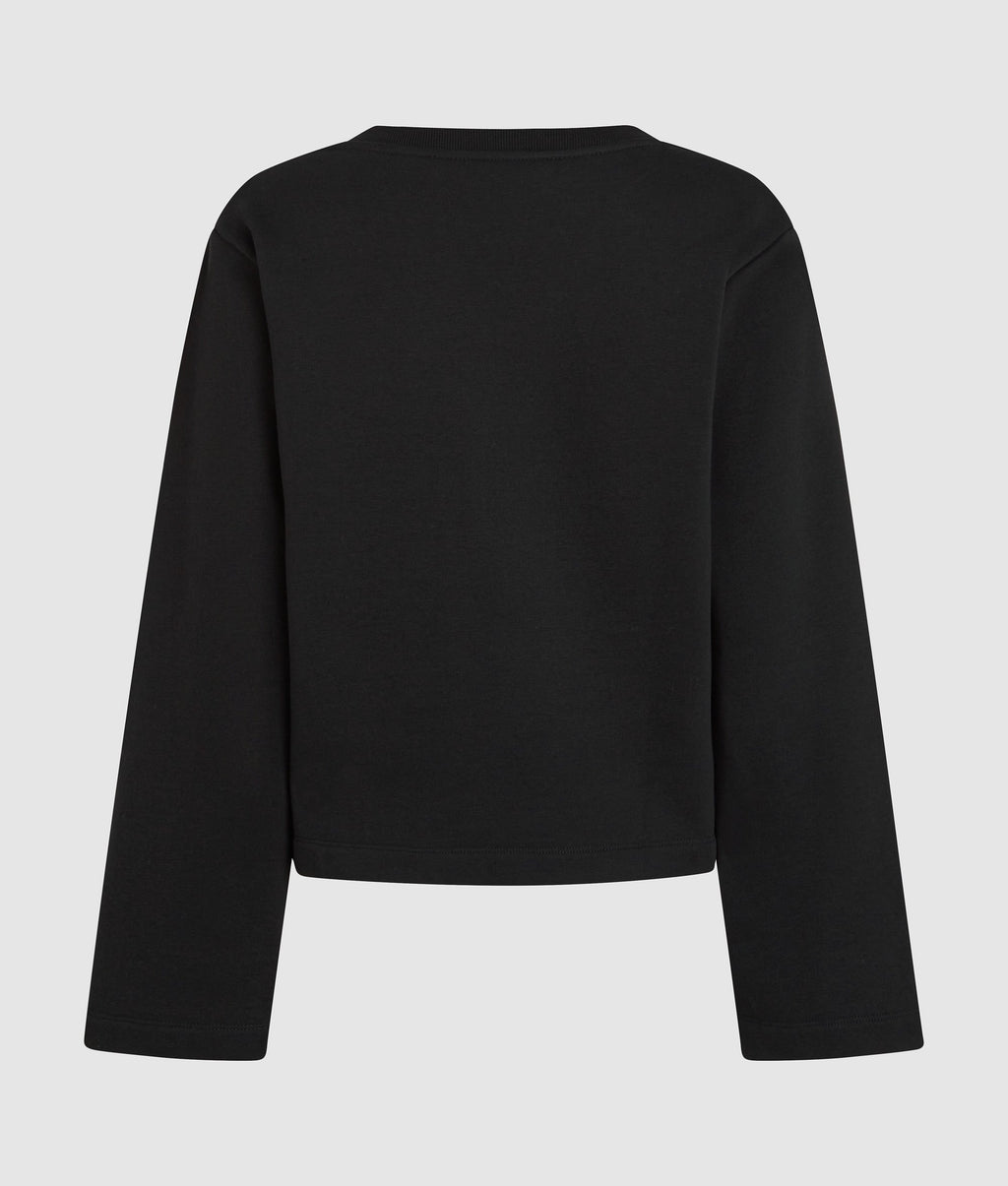 Signature hem sweatshirt