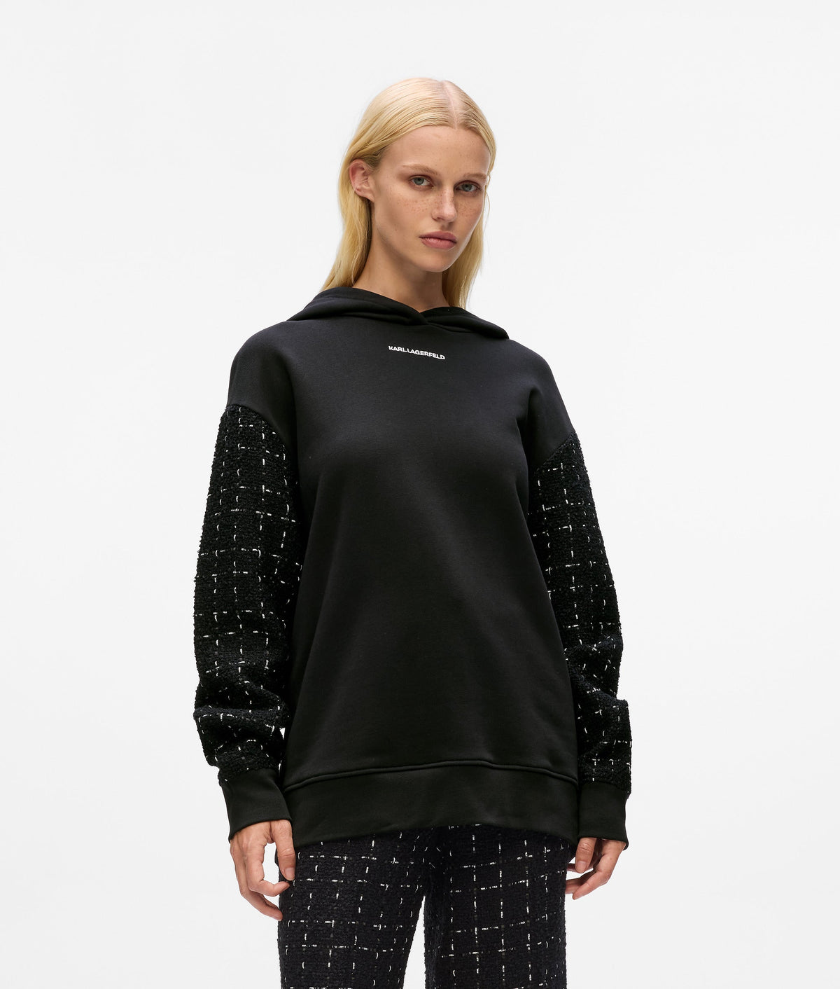 Bouclé hoodie