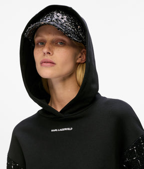 Bouclé hoodie