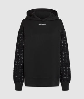 Bouclé hoodie