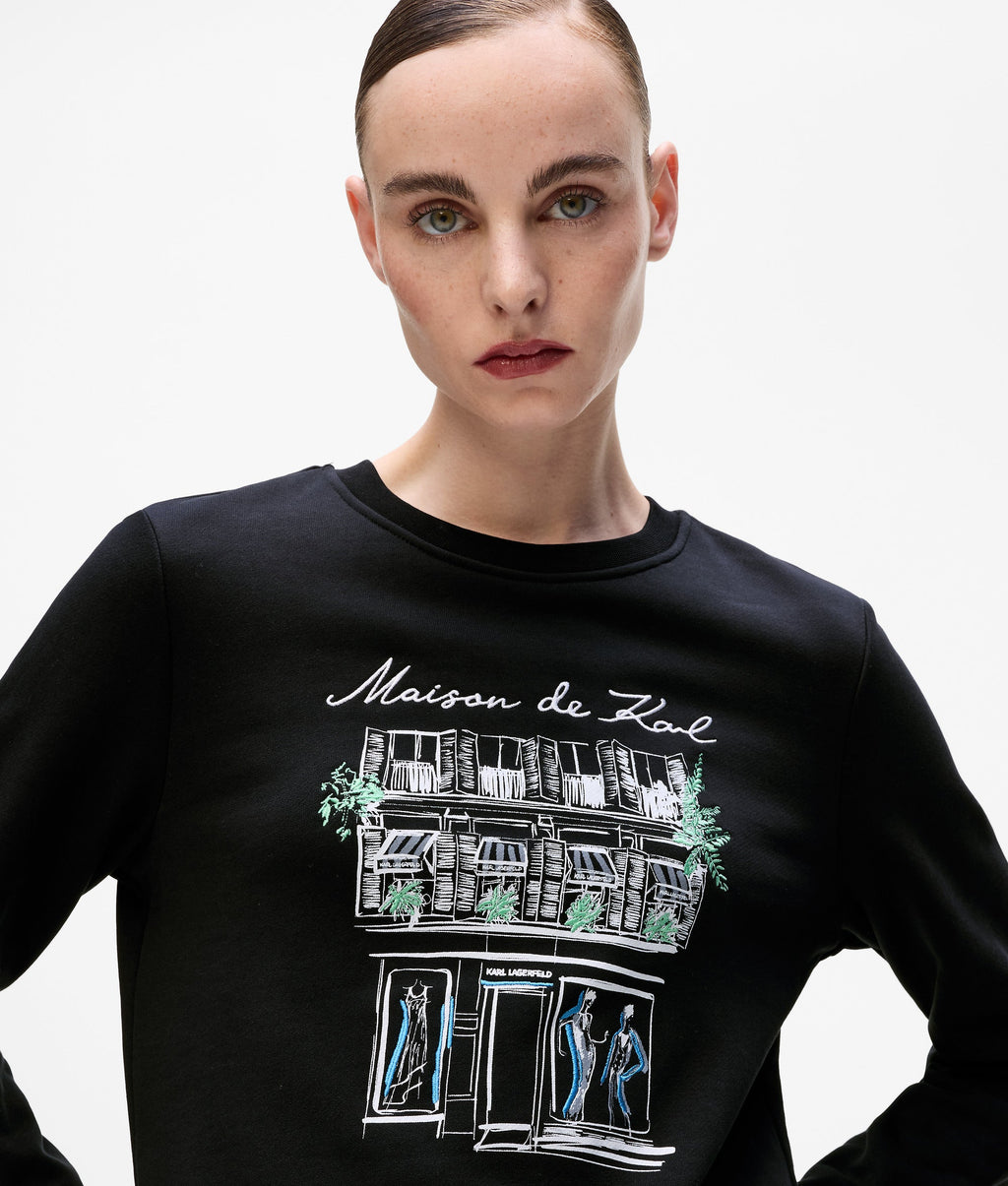 Paris sketch sweatshirt