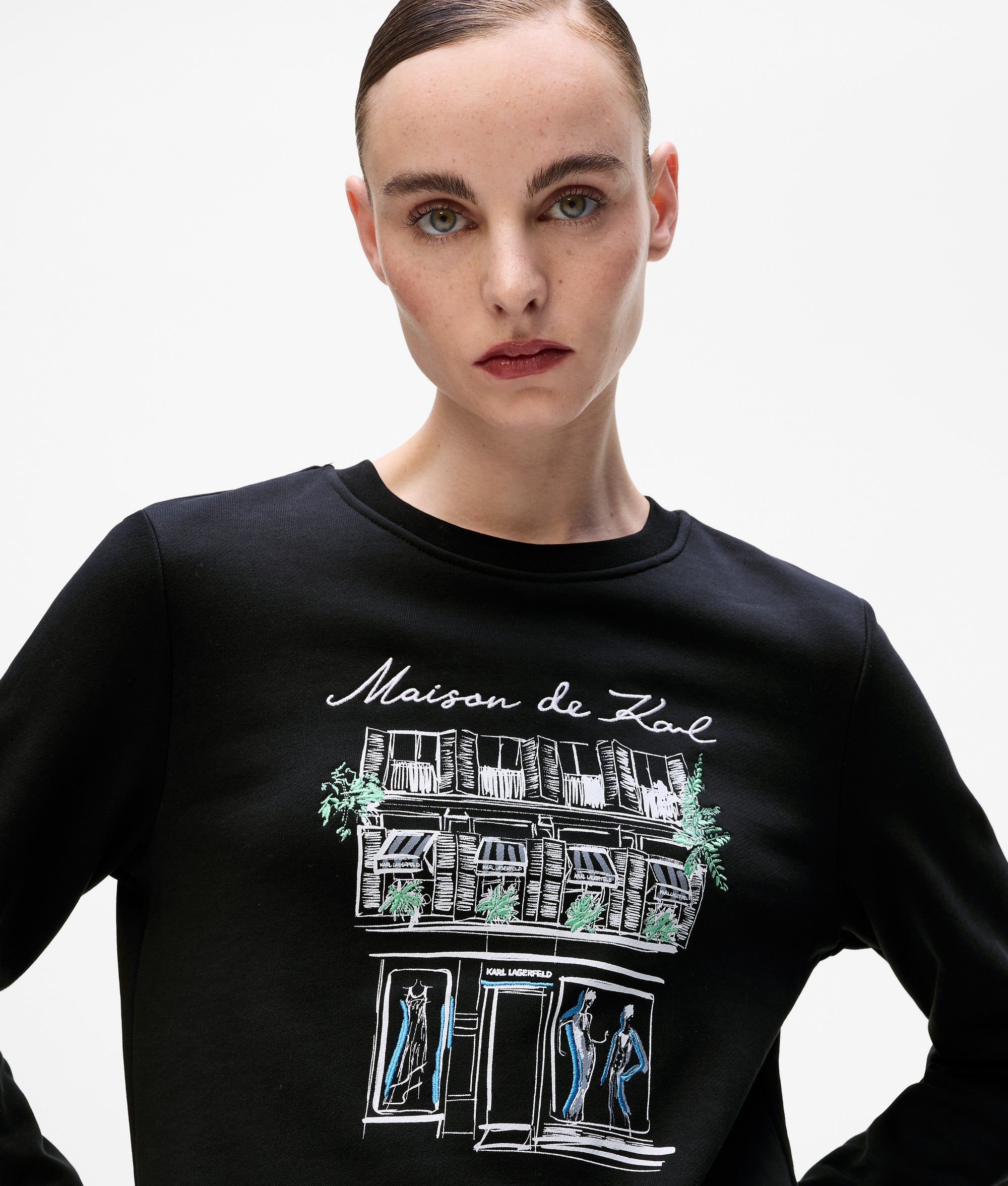 Paris sketch sweatshirt