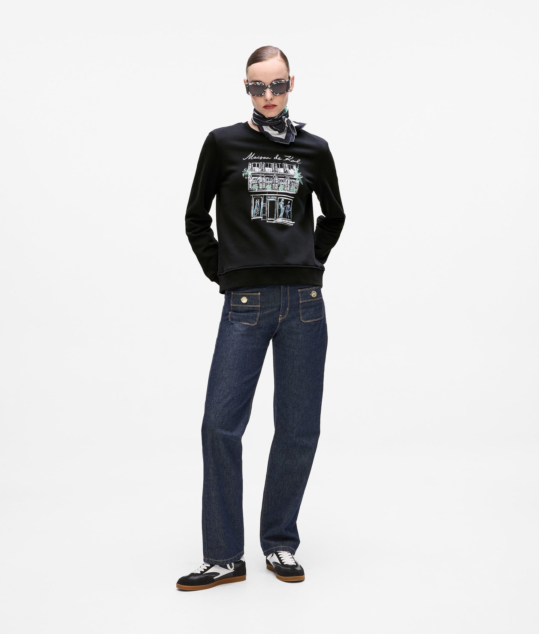 Paris sketch sweatshirt