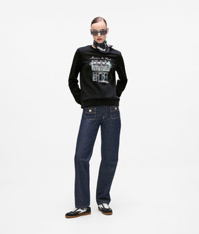 Paris sketch sweatshirt