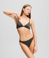 Signature metallic bralette