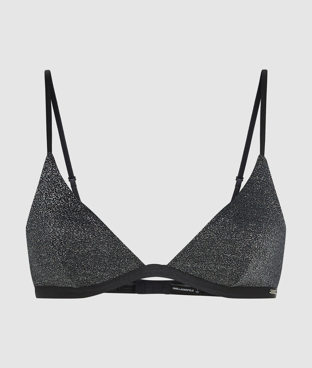 Signature metallic bralette