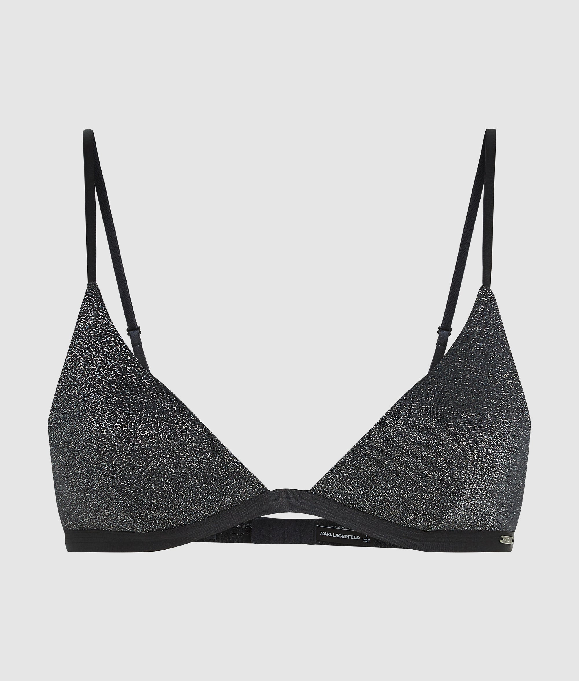 Signature metallic bralette