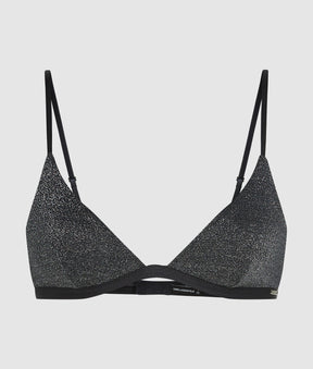 Signature metallic bralette