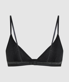 Signature metallic bralette