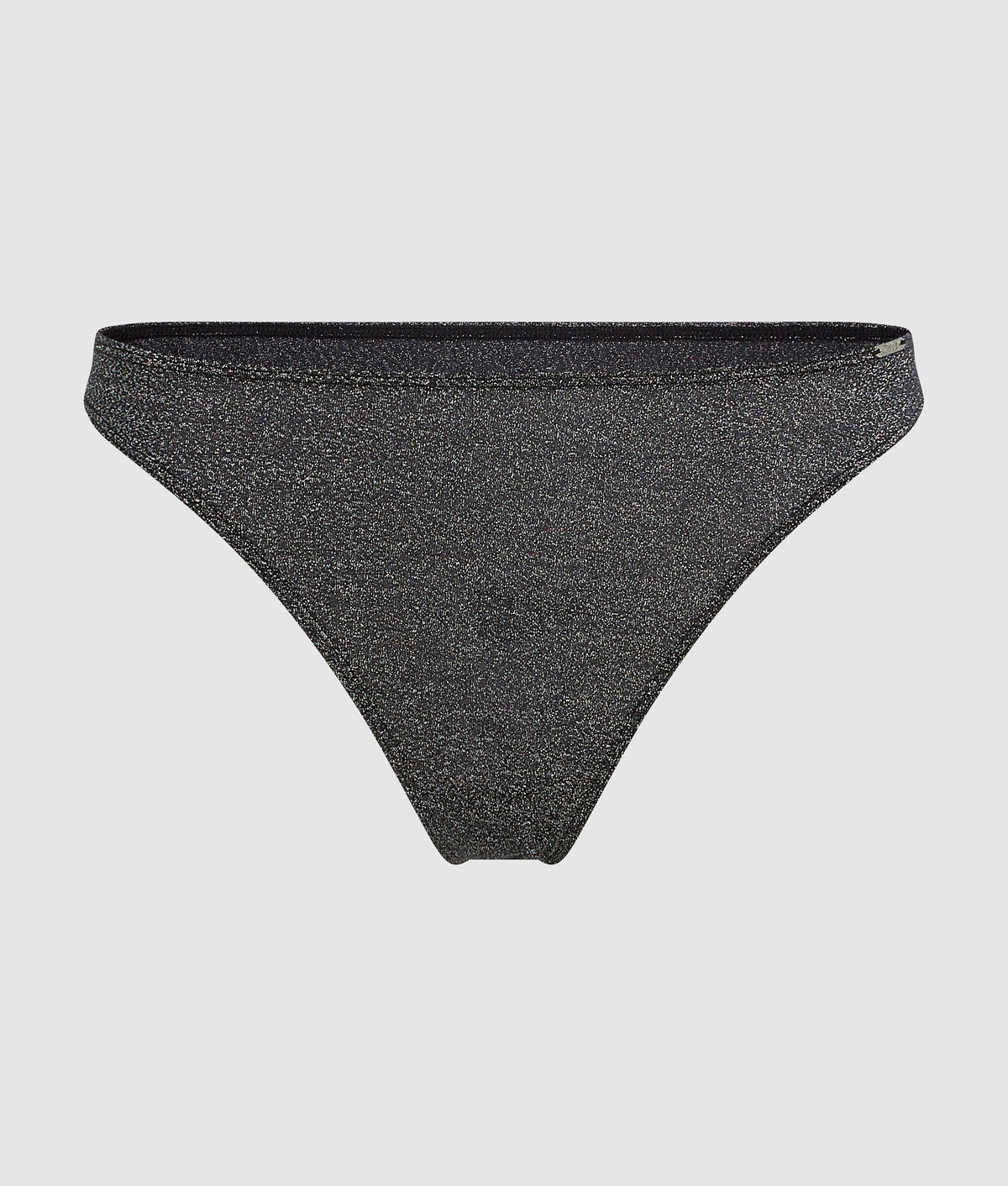 Signature metallic thong