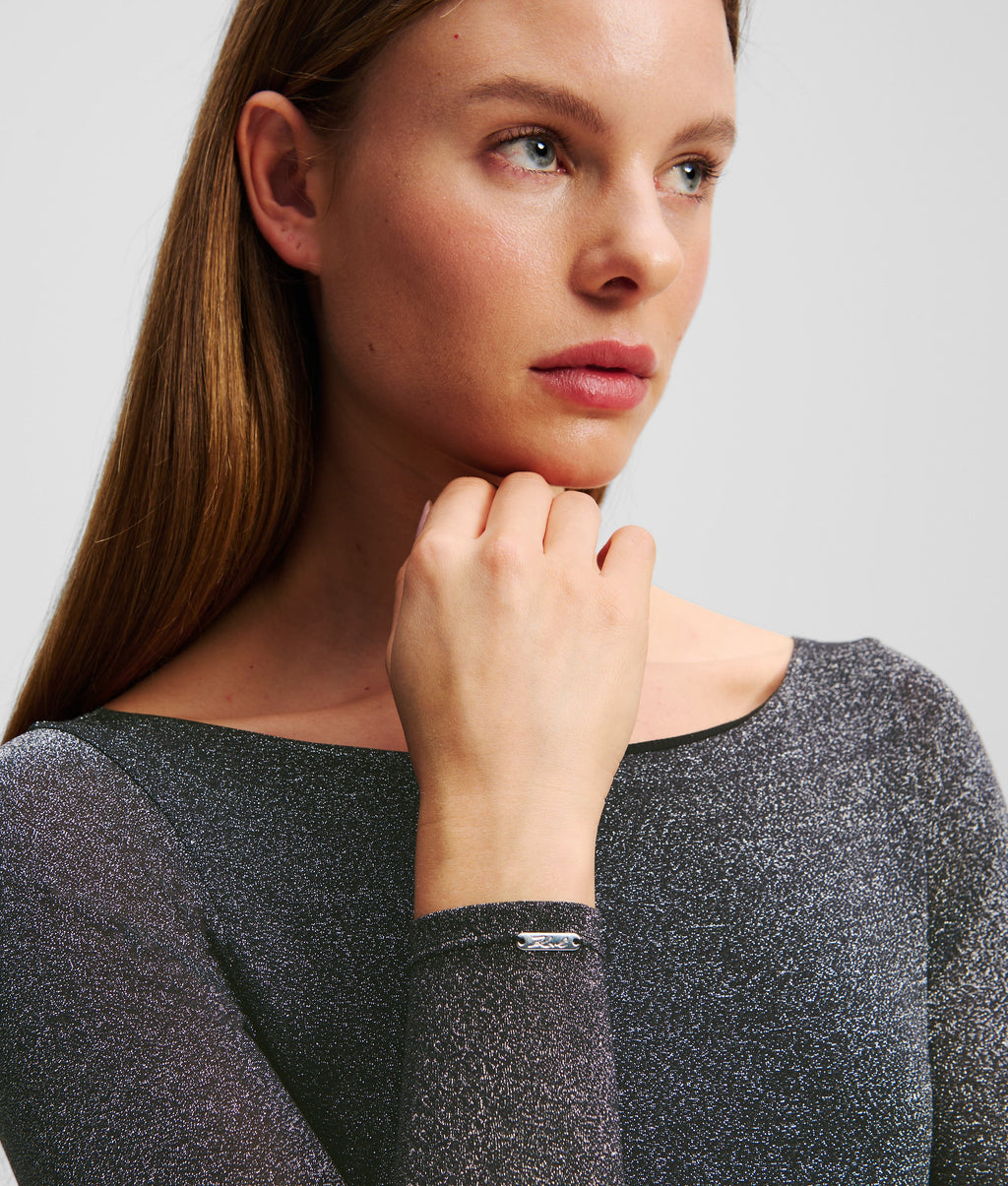 Signature long-sleeved bodysuit