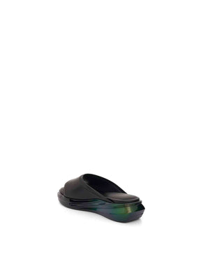Mono Slide in Black/Military Green
