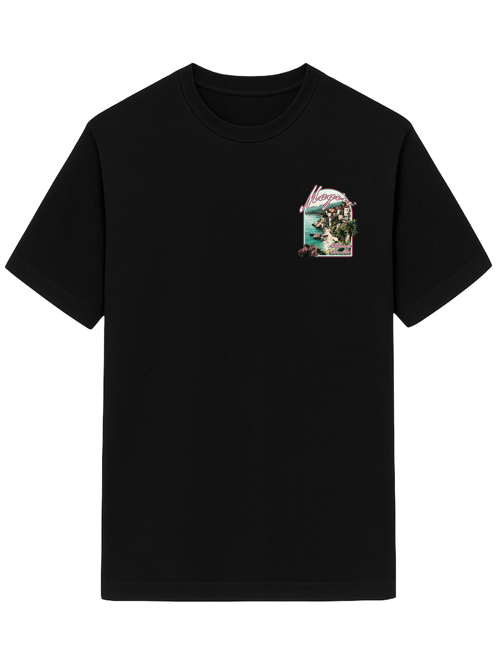 Magiri Sur Mur Printed T-Shirt in Black