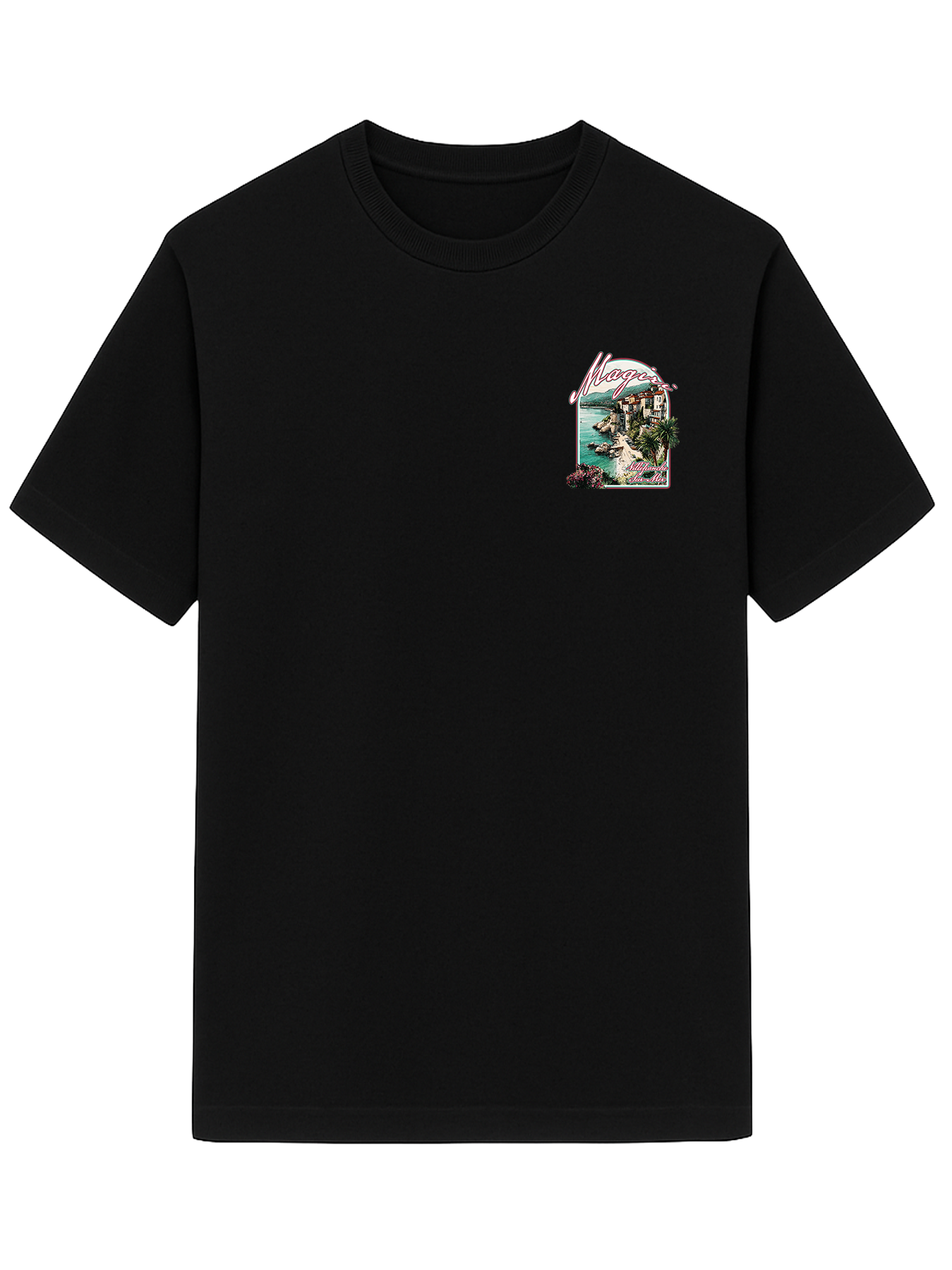 Magiri Sur Mur Printed T-Shirt in Black