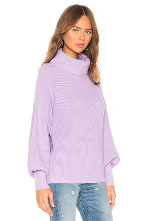 superdown Frankie Knit Sweater in Lavender