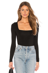 superdown Al Bodysuit in Black