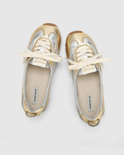 Absolute Silver/Gold Leather
