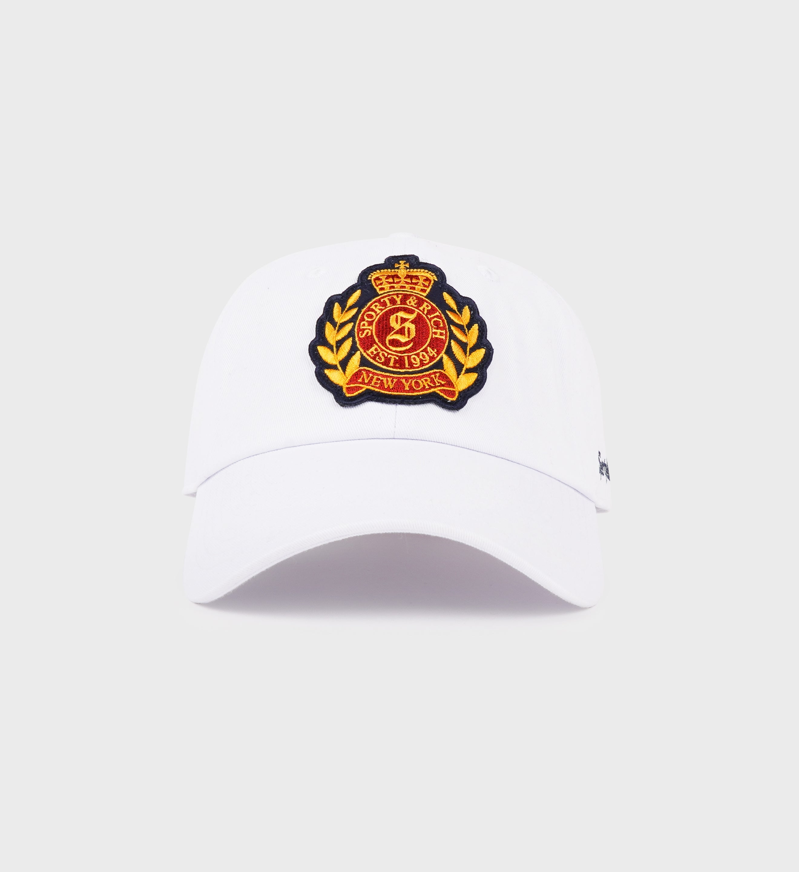 NY Crest Hat - White