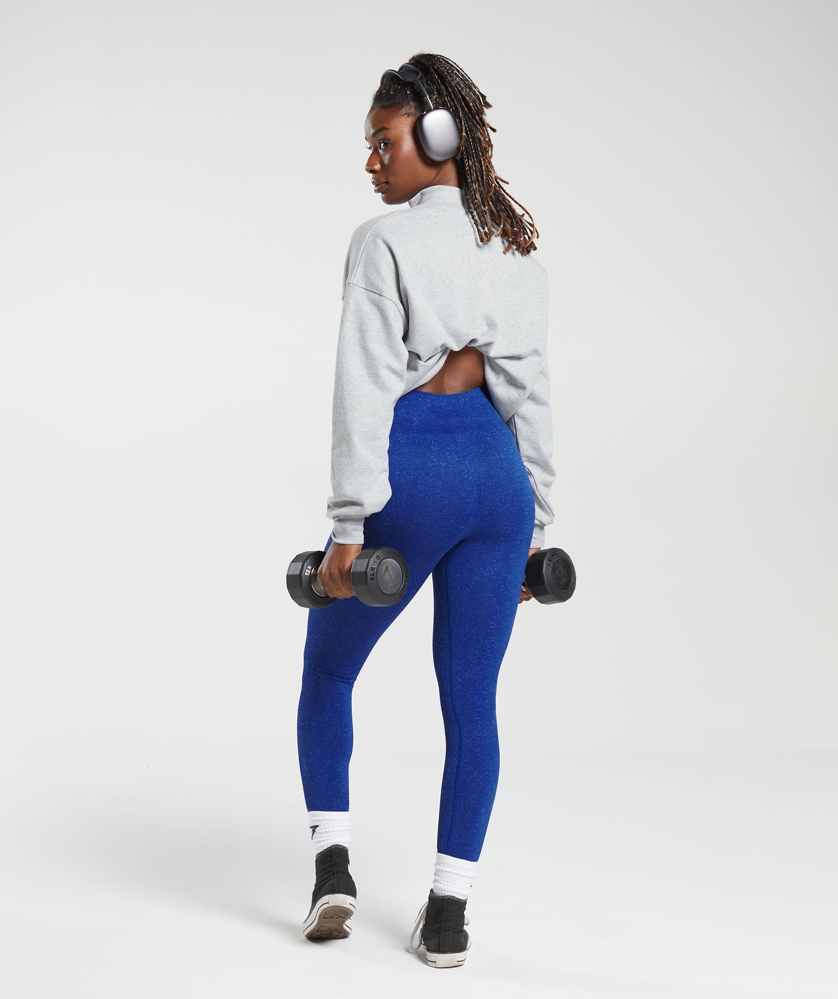 Gymshark Adapt Fleck x Whitney Leggings - Cobalt Blue/Iris Blue