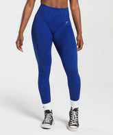Gymshark Adapt Fleck x Whitney Leggings - Cobalt Blue/Iris Blue