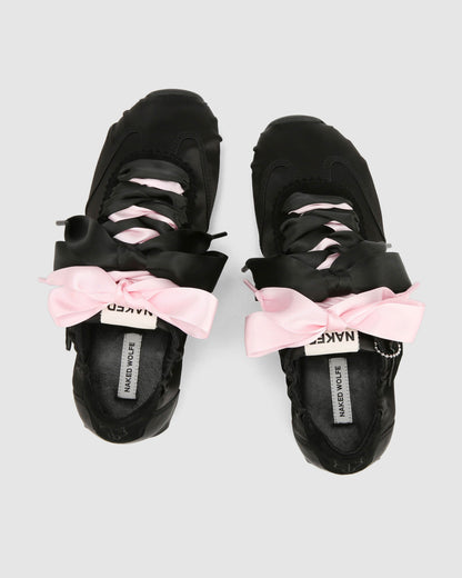 Adorable Black Satin