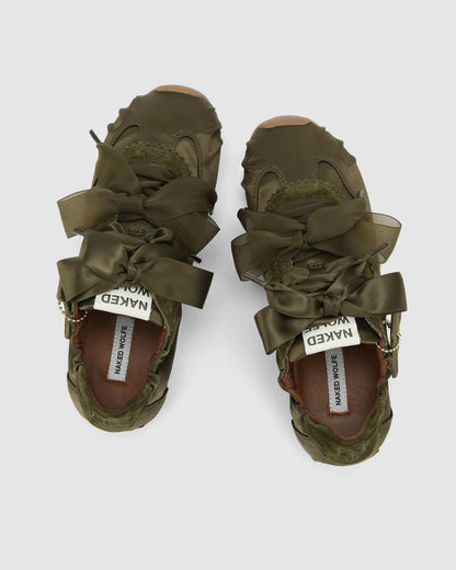 Adorable Khaki Satin