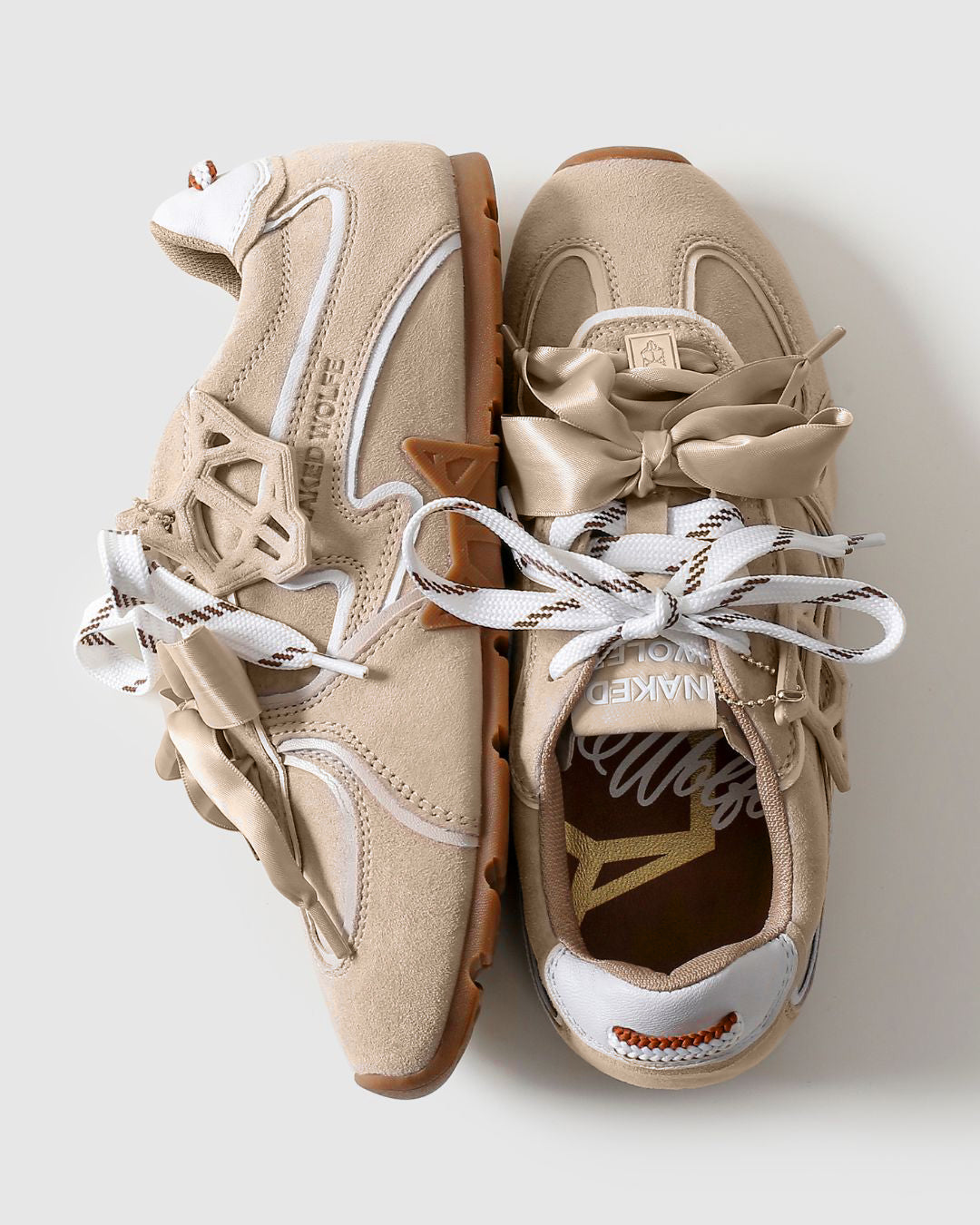 Adored Off White Suede