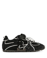Adored Black Hairy Suede