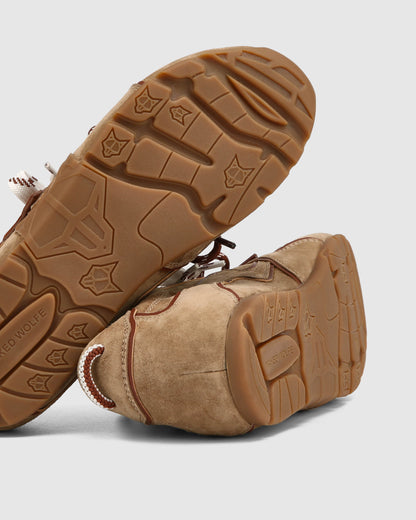 Adored Khaki Suede